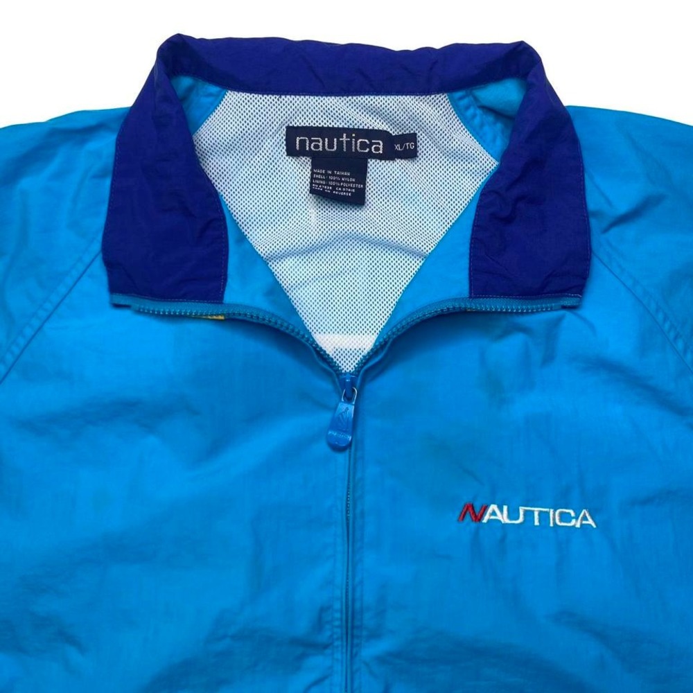 Vintage Nautica Challenge XCVII nautical‎ sailing windbreaker jacket - Picture 6 of 7